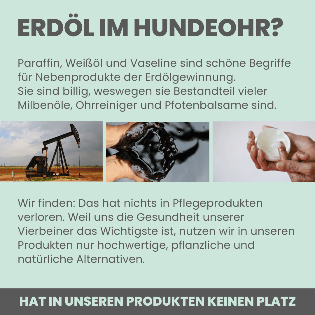 2-in-1 Ohrfein Reinigung & Pflege für Hunde & Katzen mit kolloidalem Silber (50ml)
