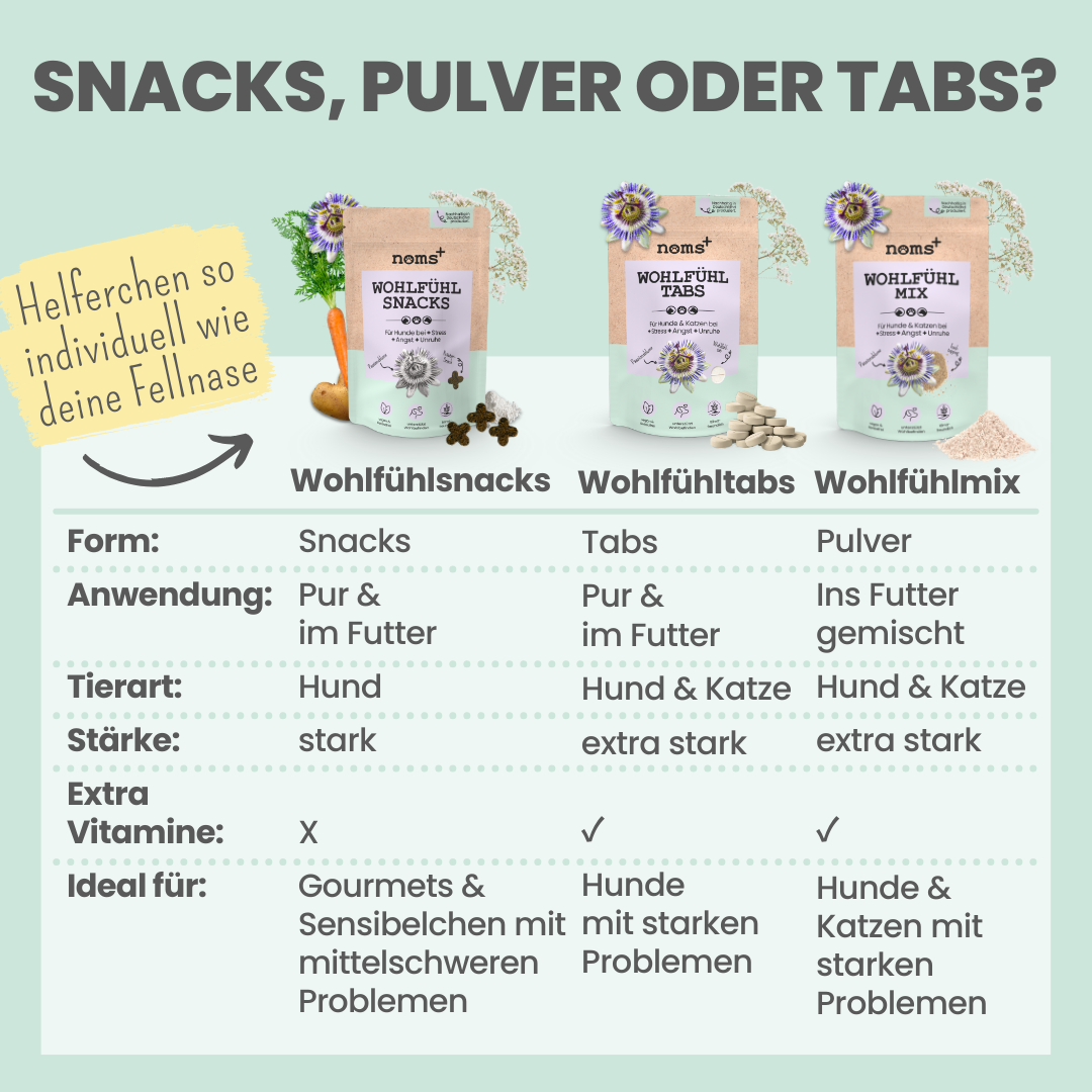 Wohlfühlmix für Hunde bei Stress, Angst, Unruhe und Hyperaktivität (150g)
