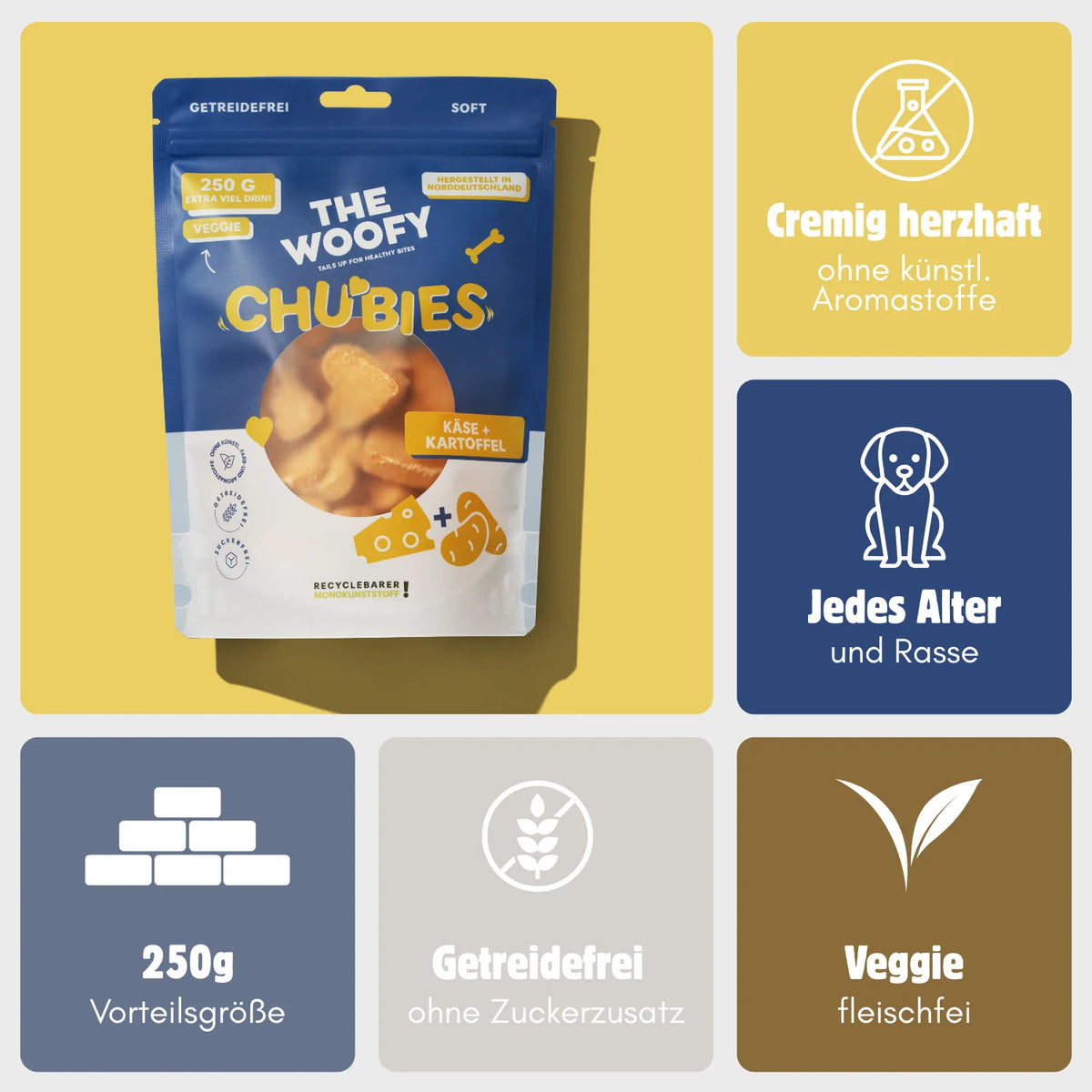 Käse + Kartoffel Snack