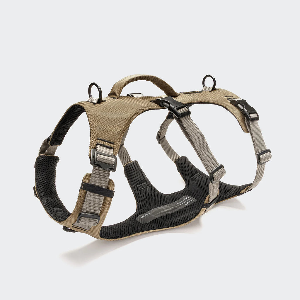 Y Sicherheitsgeschirr AKTIV Khaki/Grey