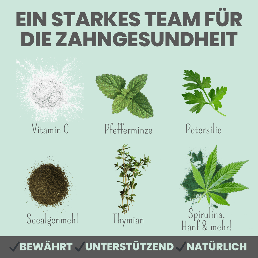 Dentalmix für Hunde zur Zahnpflege und für frischen Atem (150g)