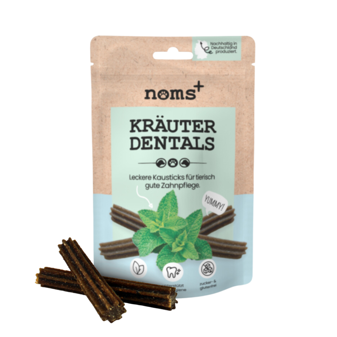 Kräuter Dentals für Hunde zur Zahn- und Darmpflege (150g)