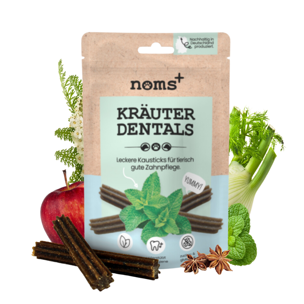 Kräuter Dentals für Hunde zur Zahn- und Darmpflege (150g)