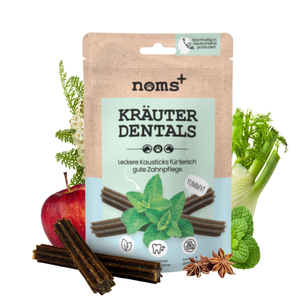 Kräuter Dentals für Hunde zur Zahn- und Darmpflege (150g)