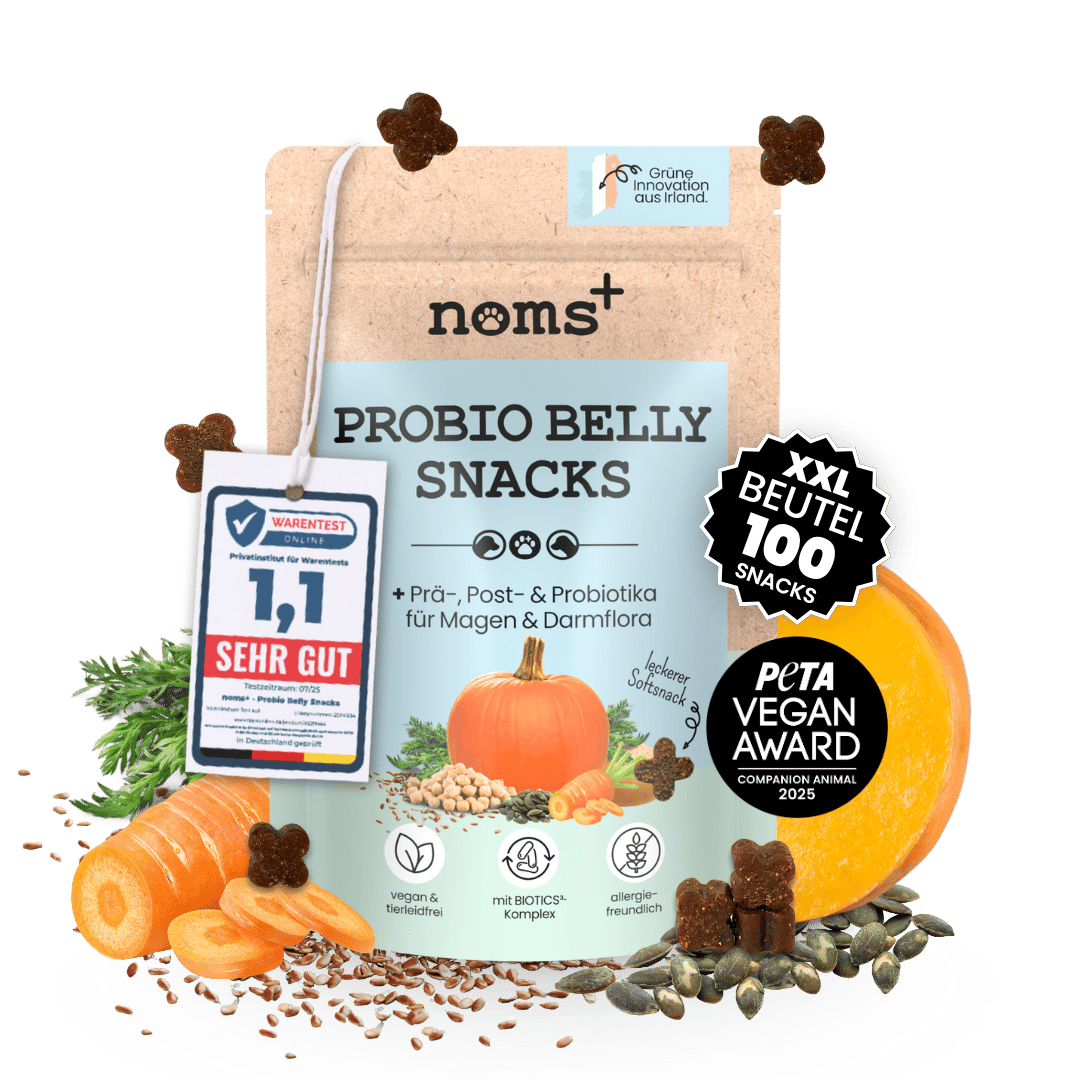 Probio Belly Snacks für Hunde mit BIOTICS³-Komplex: Präbiotika, Probiotika & Postbiotika (200g)